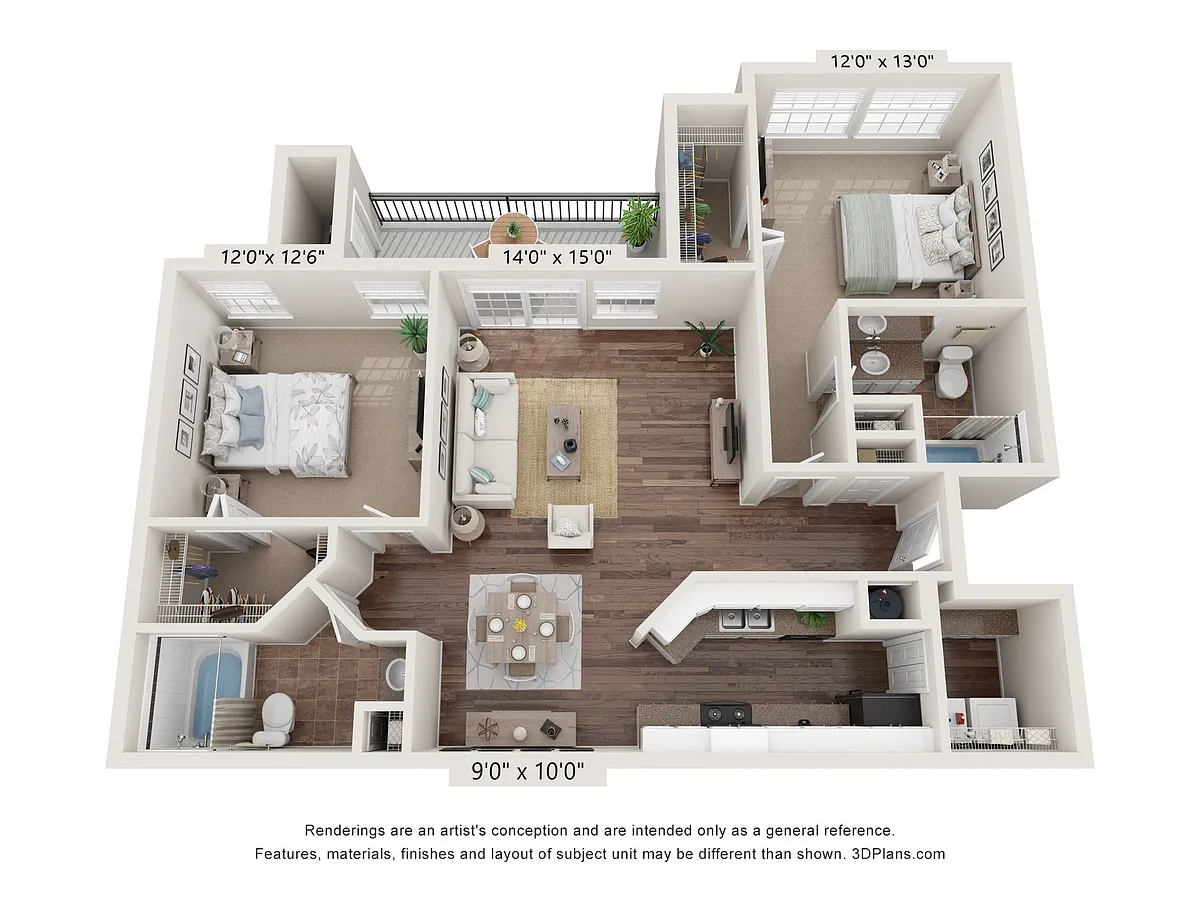 Floor plan B1