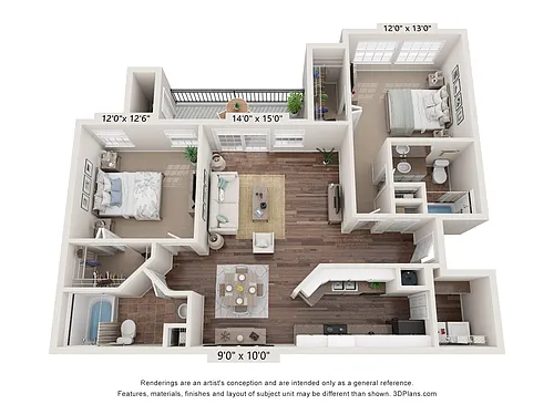 Floor plan B1