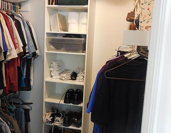 master closet remodeled 2014