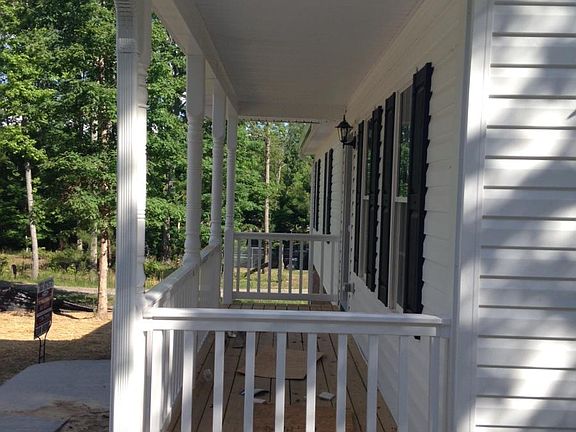 Spacious Covered Country Front Porch