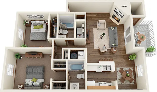 Floor plan Landmark