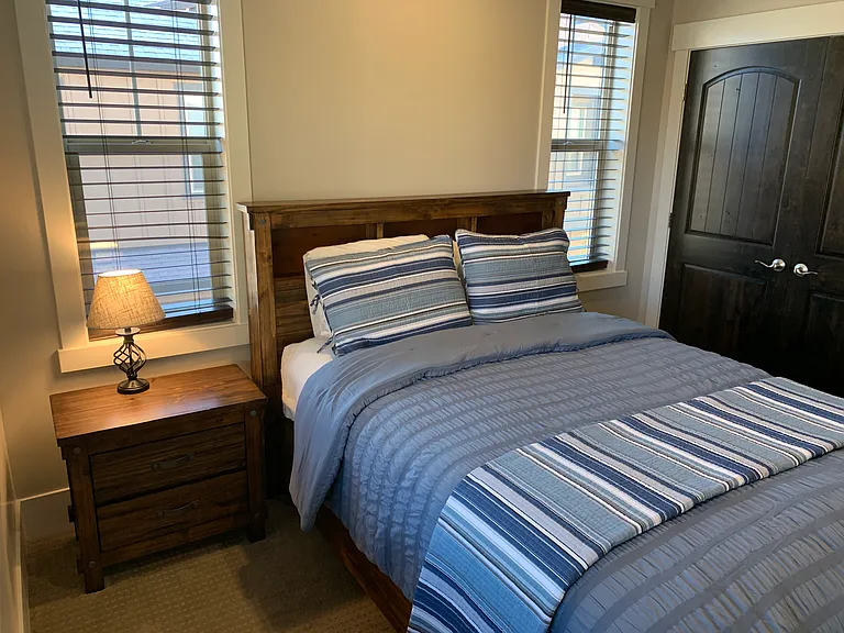 Second bedroom features large closet and sitting area.