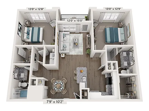Floor plan B1