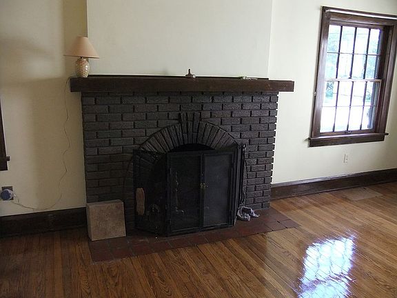 Woodburning fireplace