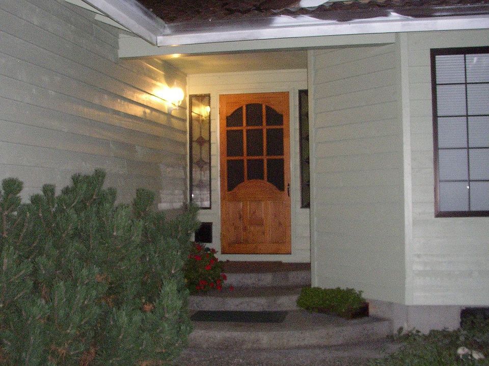 The entrance to the house