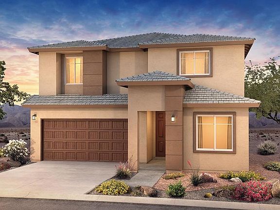 Contemporary Fifth Avenue with Home Exterior C with flat tile roof and bold paint colors.