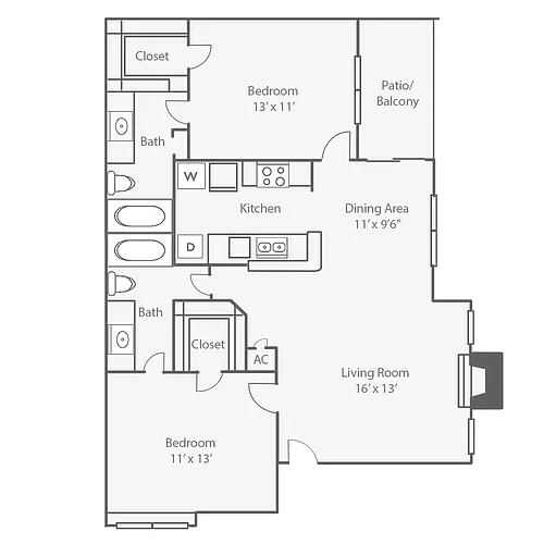 Floor plan B2