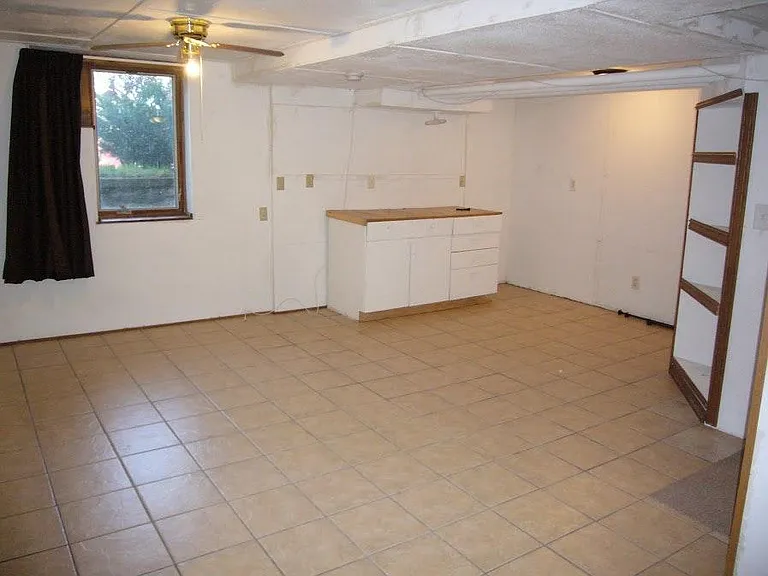 Downstairs bedroom and Living area