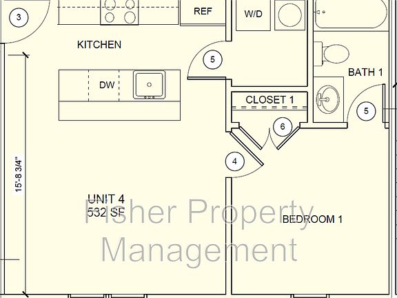 5th image of 2920 P St Unit 4