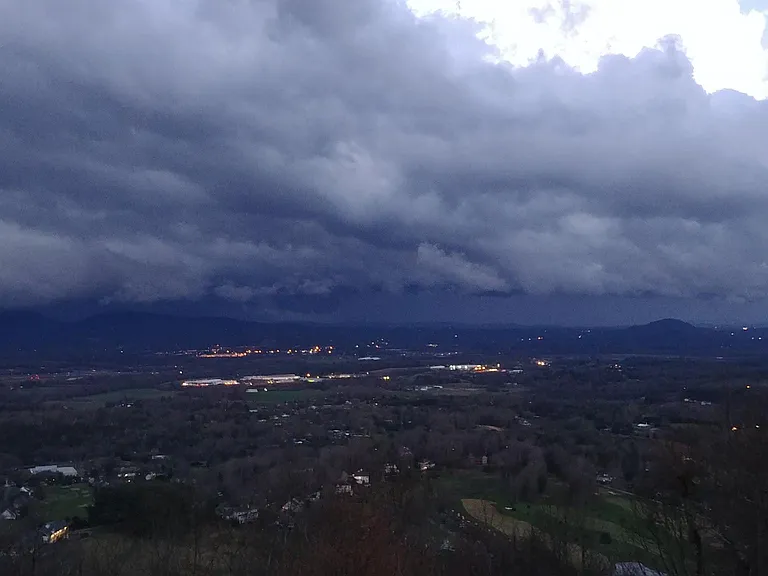 Getting dark lights coming on