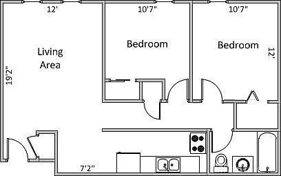 2nd image of 1005 Gilbert Rd APT 7