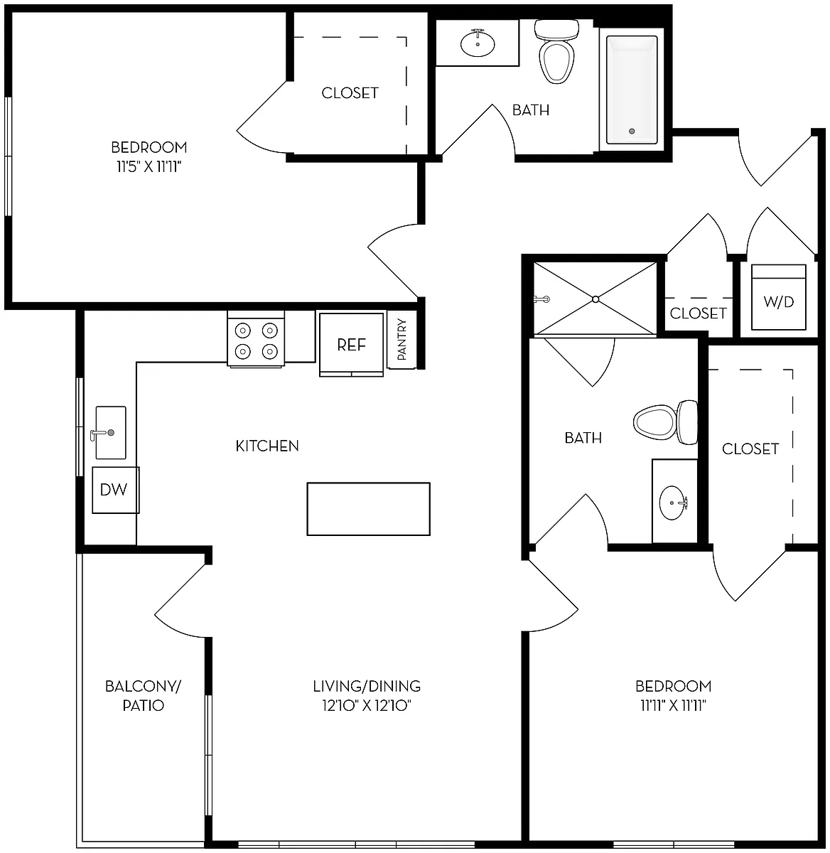 Floor plan B21