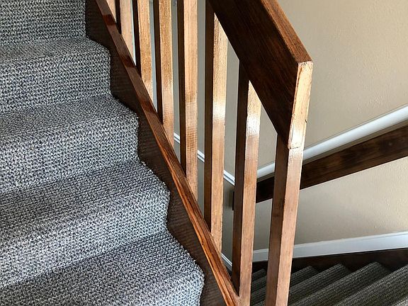 Neat Stairs / Shining Handrails to 2nd Floor