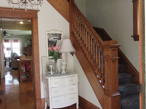 Front foyer with staircase.