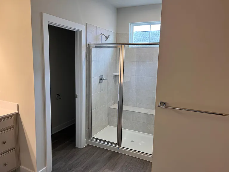 En suite bathroom.