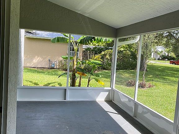 Screened in back porch