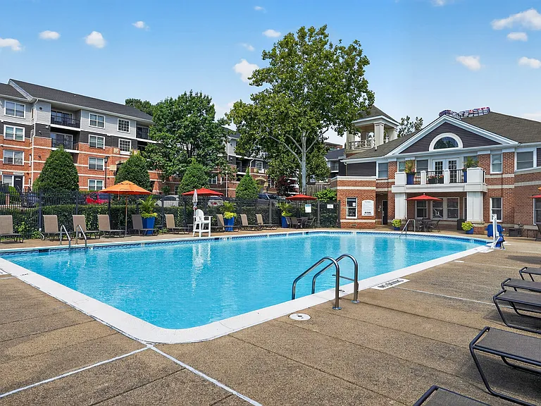 Dive into relaxation at Eagle Rock Apartments at Columbia Pike. Enjoy a refreshing pool surrounded by beautifully landscaped grounds and cozy lounging areas. Your perfect retreat awaitsschedule your tour today!