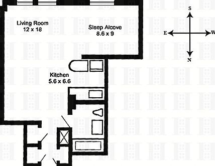 1st image of 345 E 54th St APT 3F