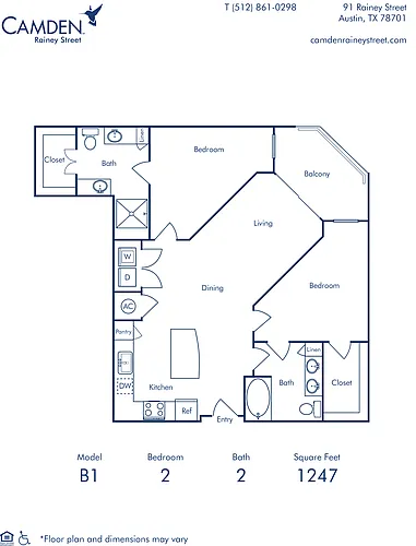 Floor plan B1