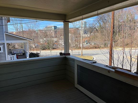 Winter view of downtown from front porch