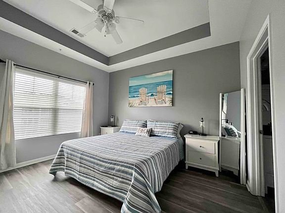 The updated and stylish master bedroom will leave you feeling refreshed and ready for your day.