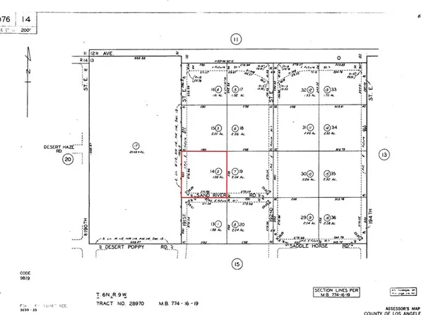 0 Vac Corner Sand River Road 191 Lot 14, Palmdale, CA 93591