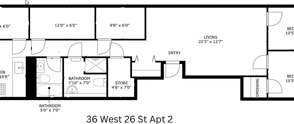 36 W 26th St #2