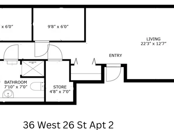 36 W 26th St APT 2, New York, NY 10010