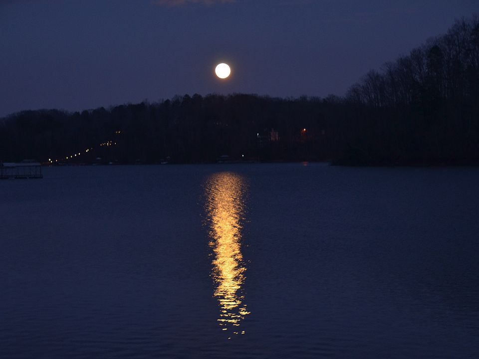 Full Moon view from home