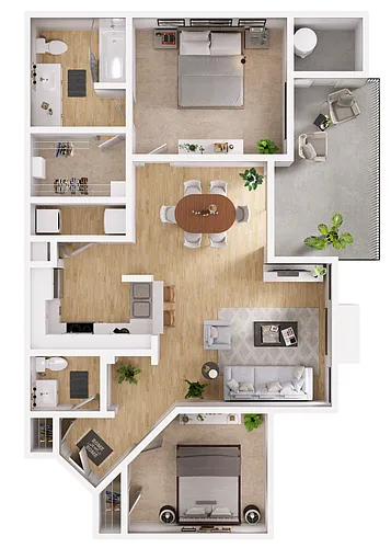 Floor plan Violet