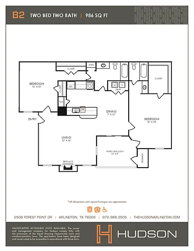 Floor plan B2 Renovated