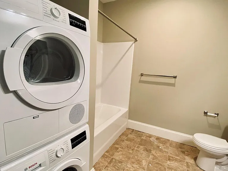bathroom w W/D