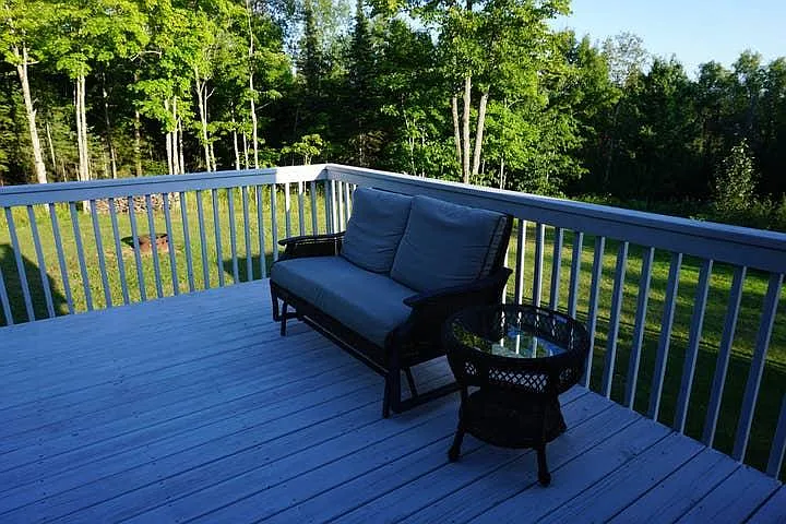 Upstairs Deck and Yard