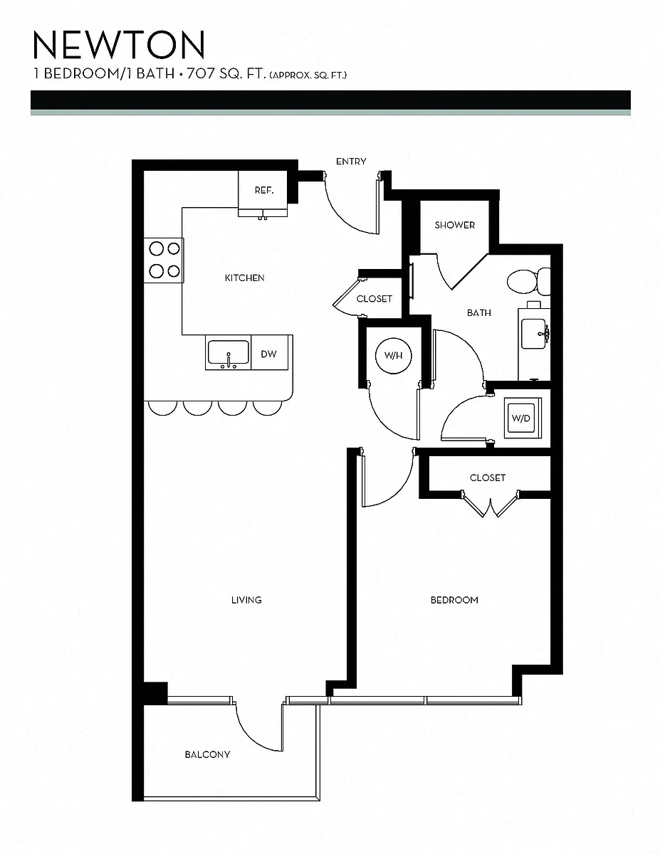 Floor plan Newton