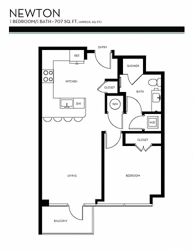 Floor plan Newton