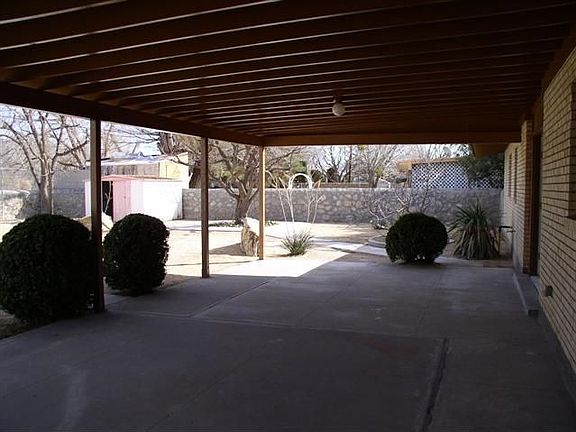 huge covered patio