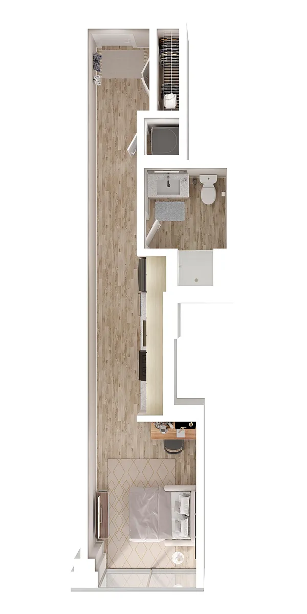 Floor plan Loft Studio D