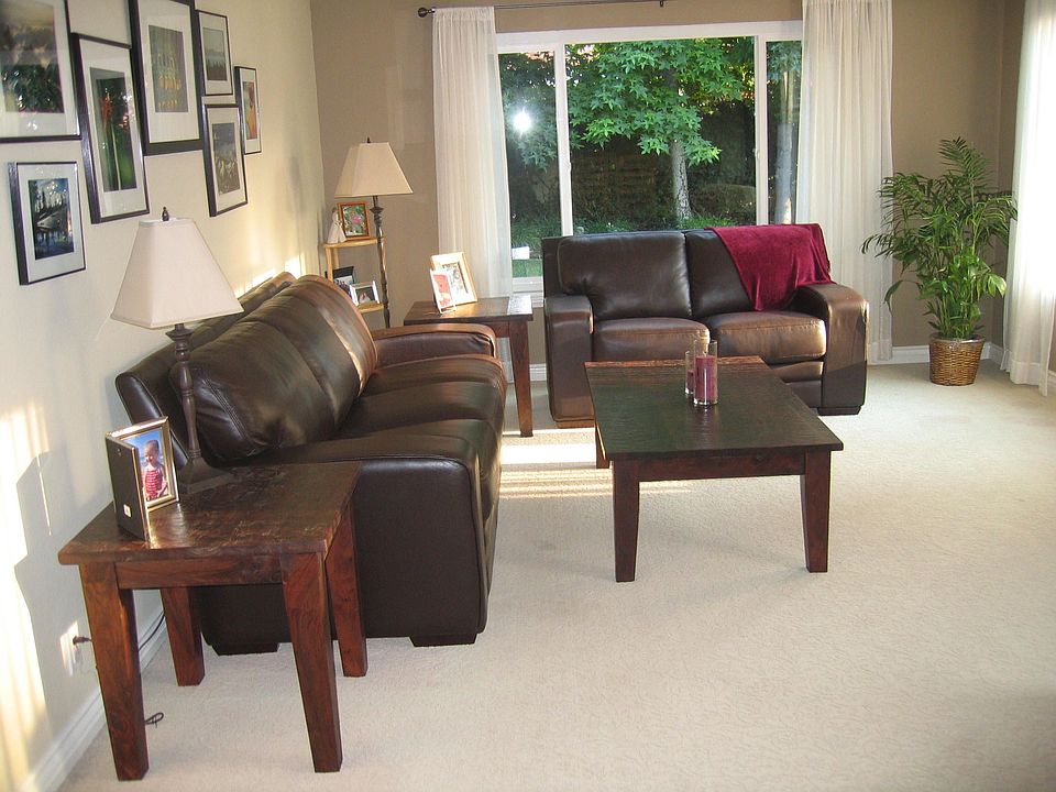Large living room with fireplace