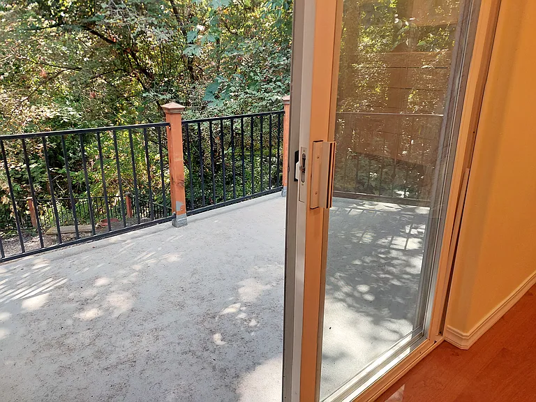 Private deck from the Bedroom