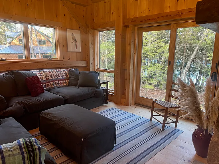 The living room on the main floor.