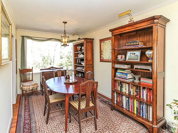 Formal dining room open to living room