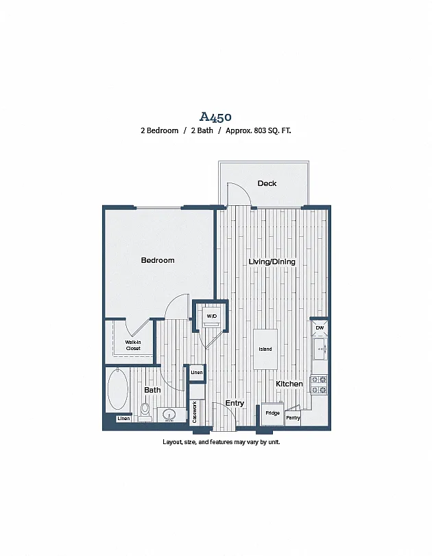 Floor plan A450