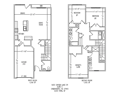 Floor plan Townhouse C