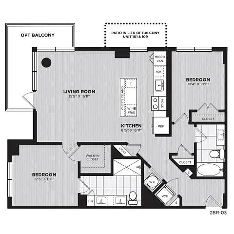 Floor plan B3