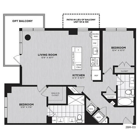 Floor plan B3
