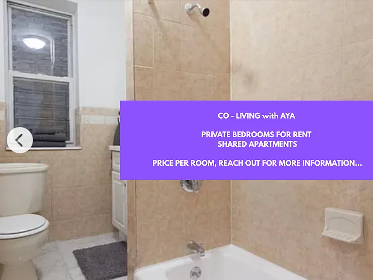 Co-living Apartment, Private bedrooms Upper Manhattan — Photo 18
