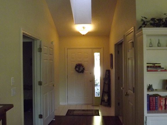 front entry with skylight