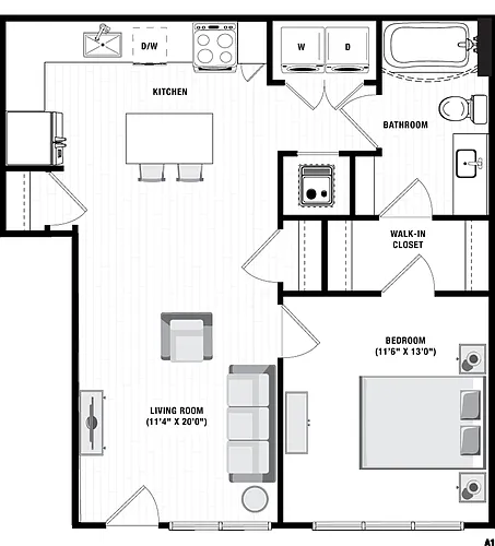 Floor plan The Belle