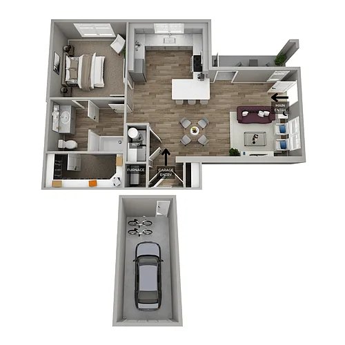 Floor plan Mustang (Lower)