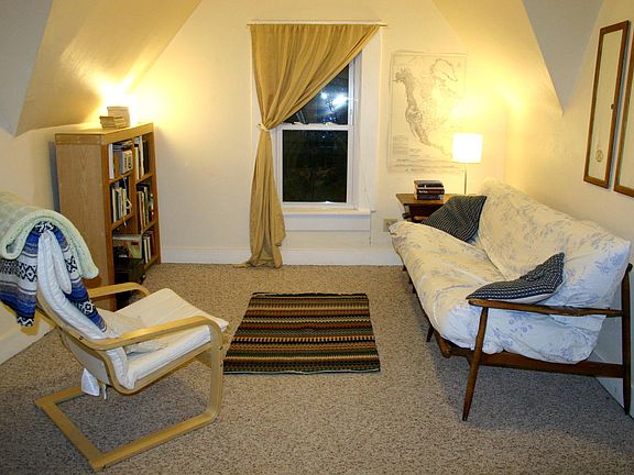 living room view from bedroom